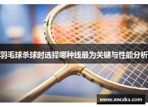 羽毛球杀球时选择哪种线最为关键与性能分析